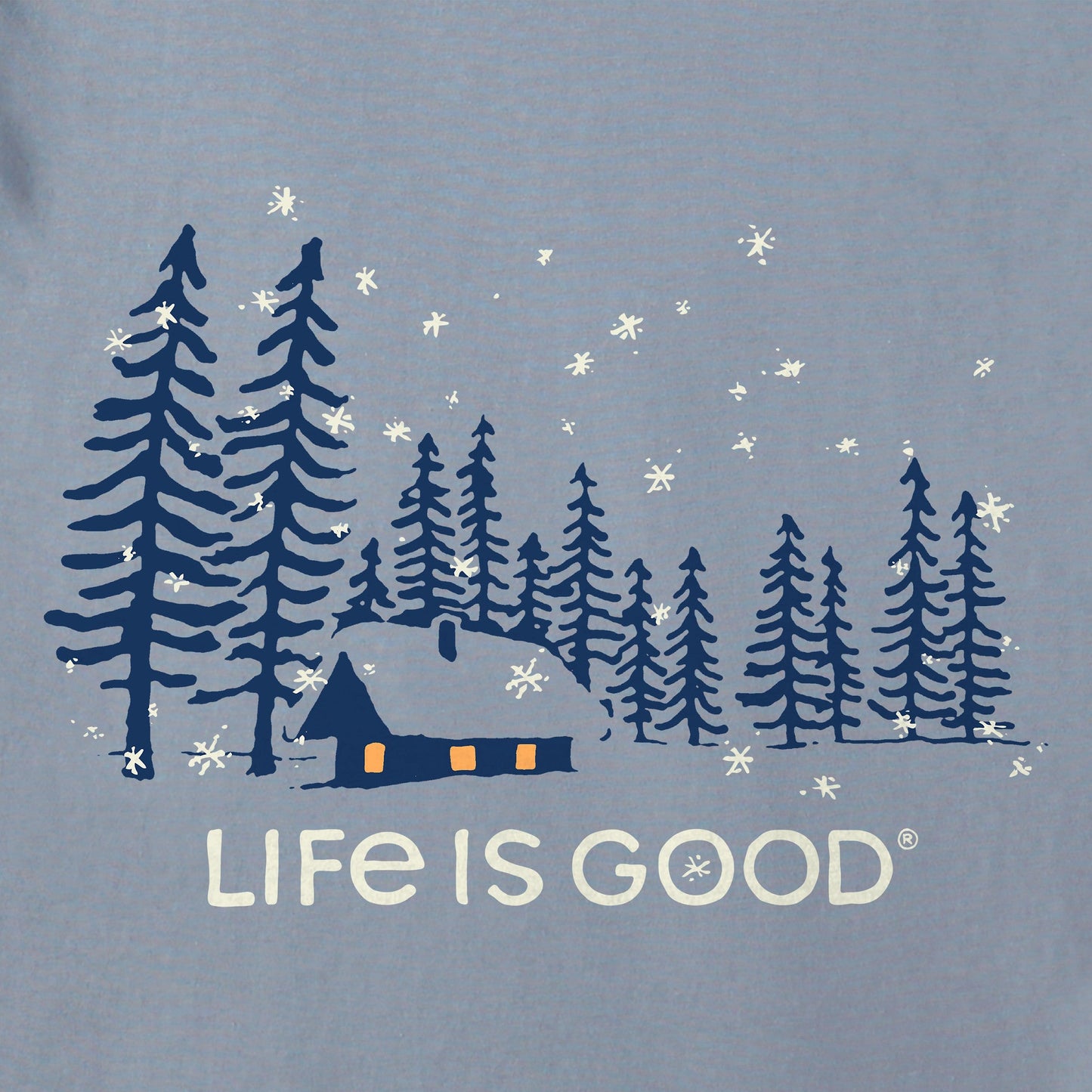 Men's Snowy Evening Long Sleeve Tee