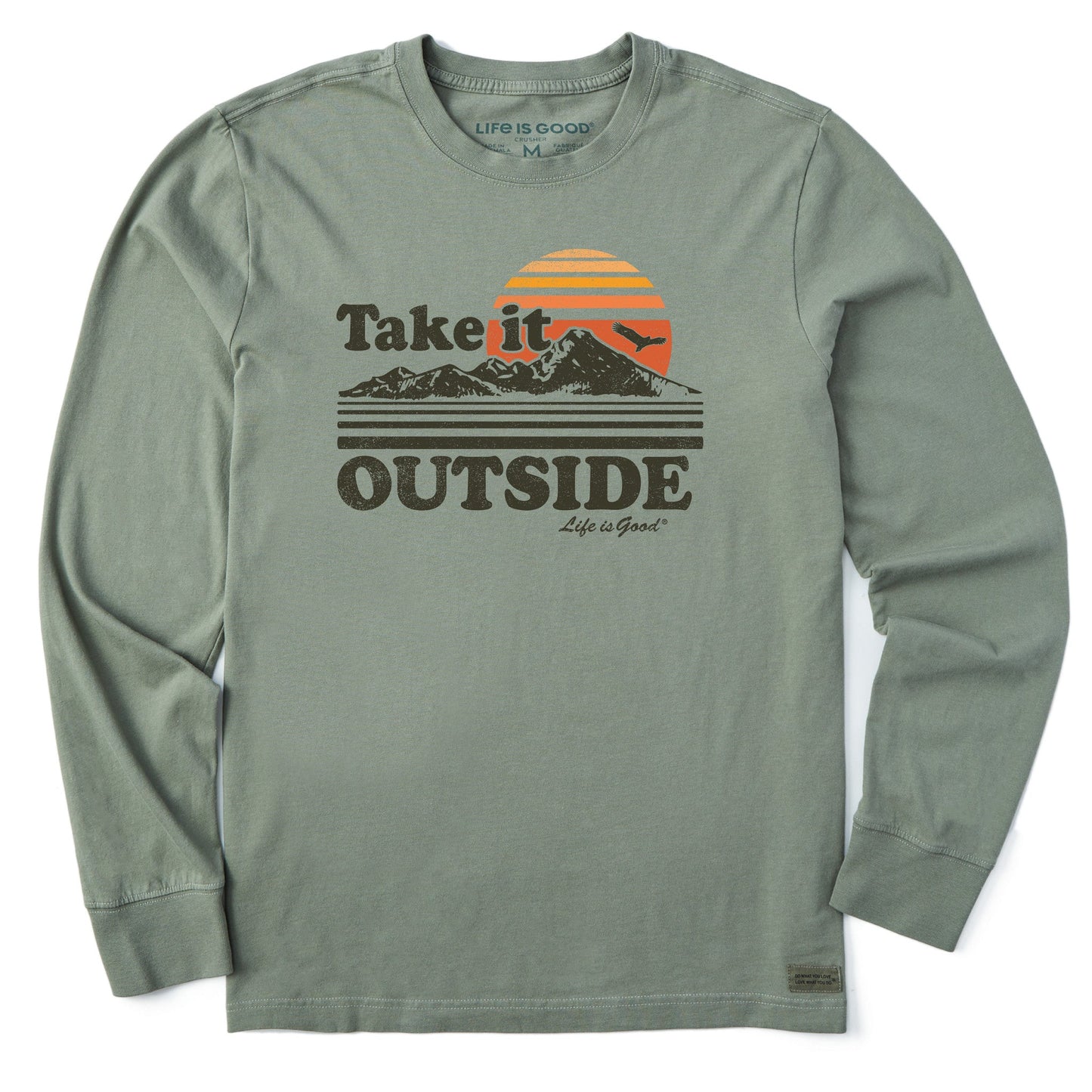Men's Take It Outside Retro Long Sleeve Crusher-LITE Tee