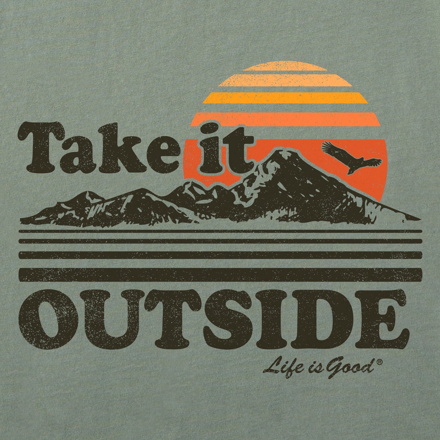 Men's Take It Outside Retro Long Sleeve Crusher-LITE Tee