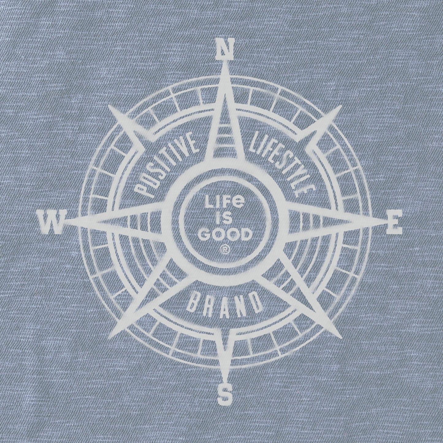 Men's Positive Compass Textured Slub Tee