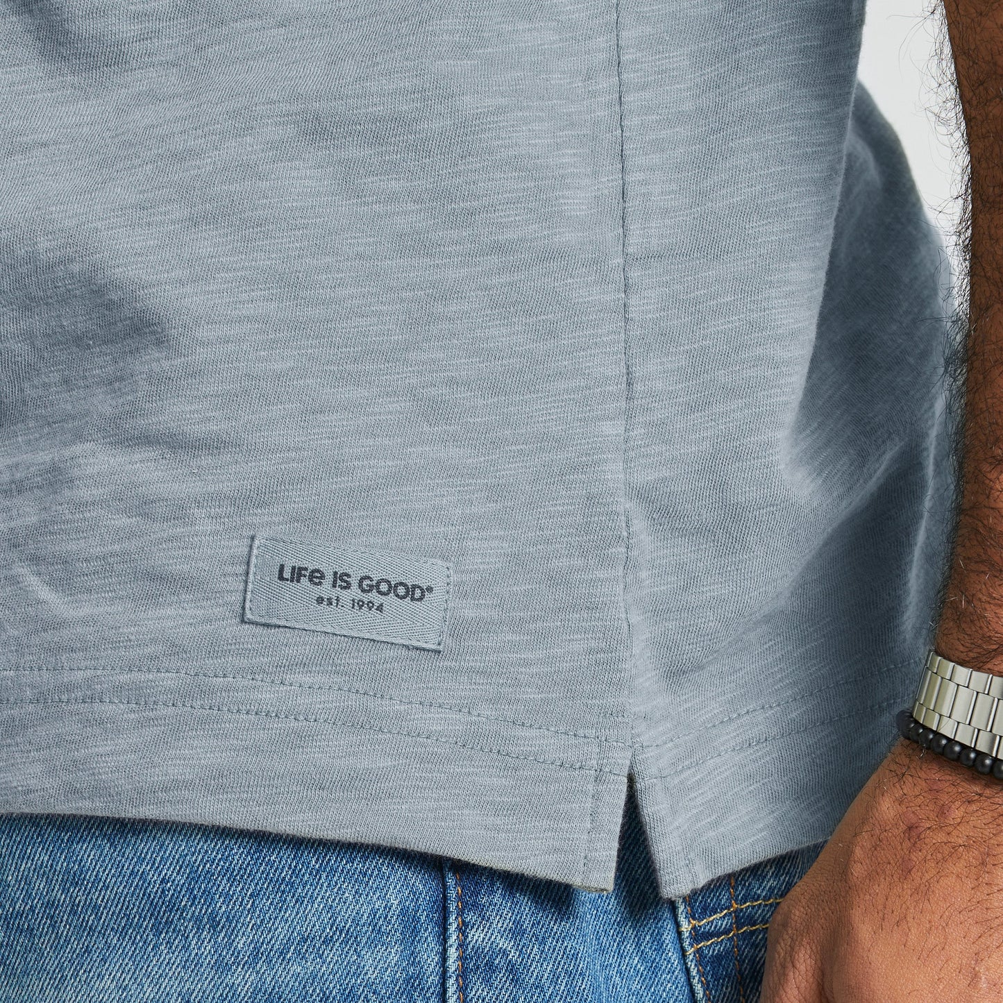 Men's Positive Compass Textured Slub Tee