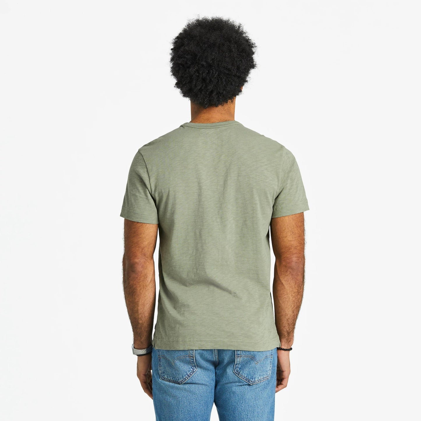 Men's I Like Crafts Label Textured Slub Tee