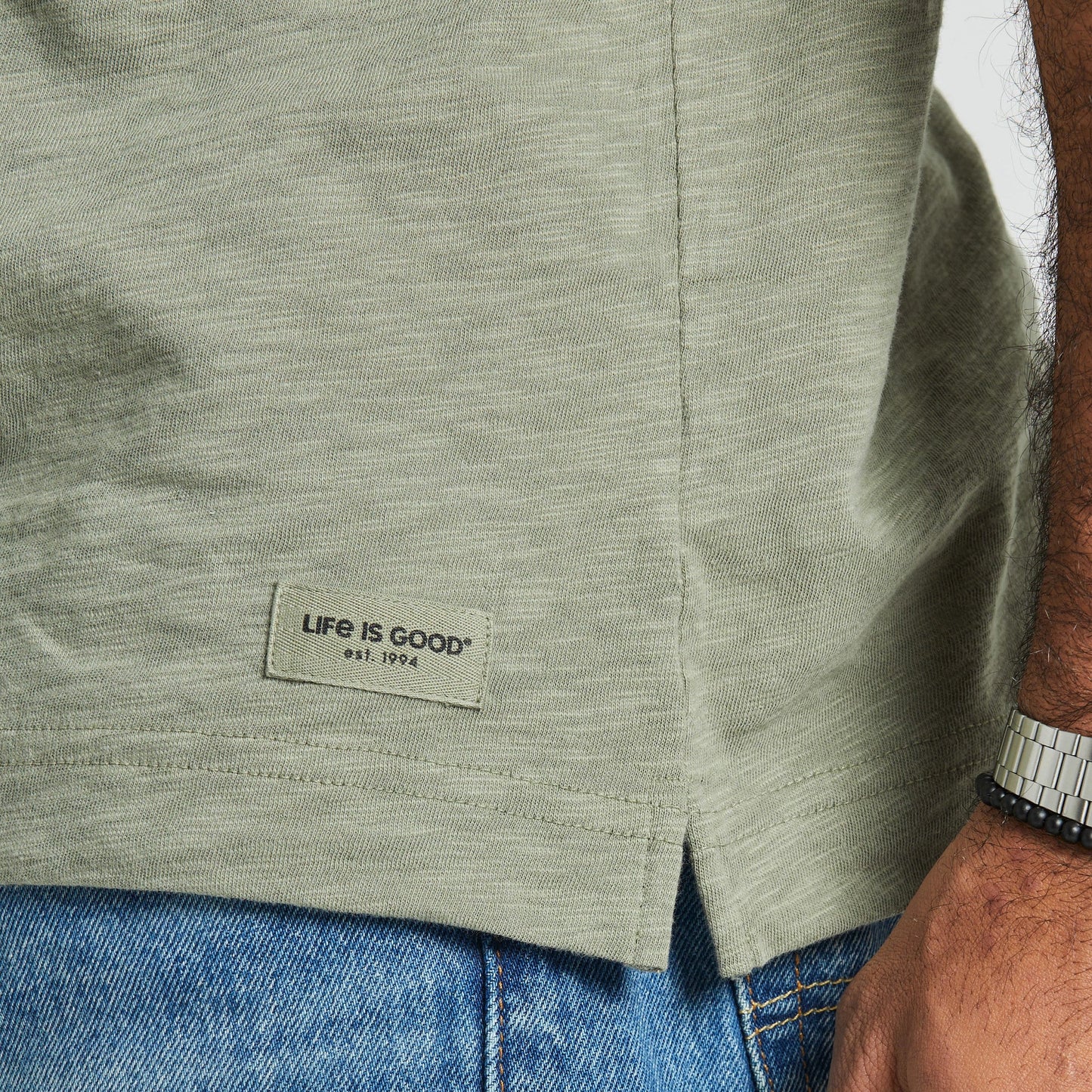 Men's I Like Crafts Label Textured Slub Tee