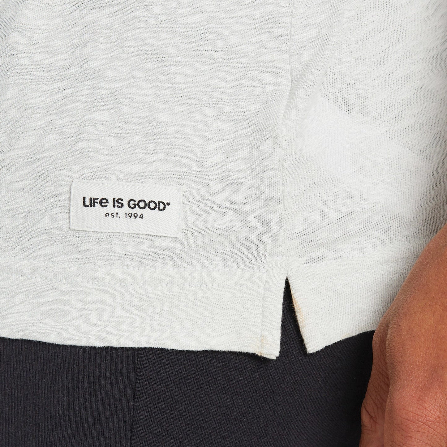 Men's Hooks and Tackle Textured Slub Tee