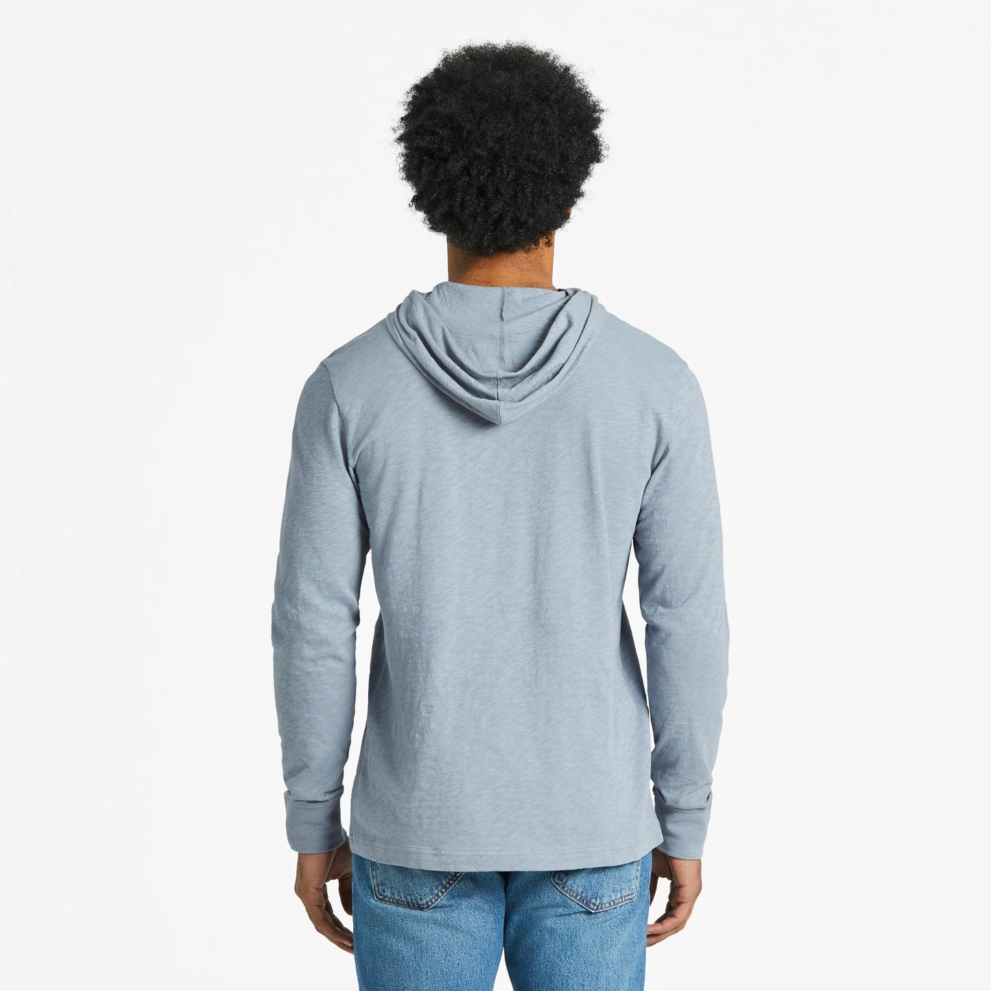Men's Fishscape Textured Slub Hoodie