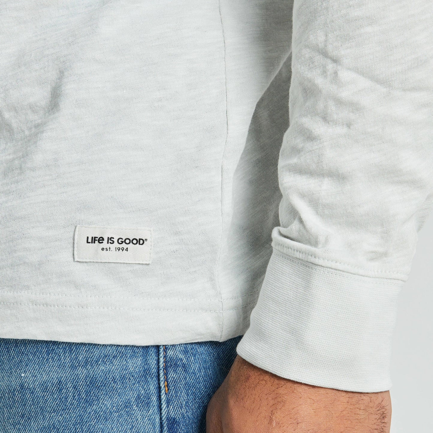 Men's Keep Your Sunny Side Up Textured Slub Hoodie