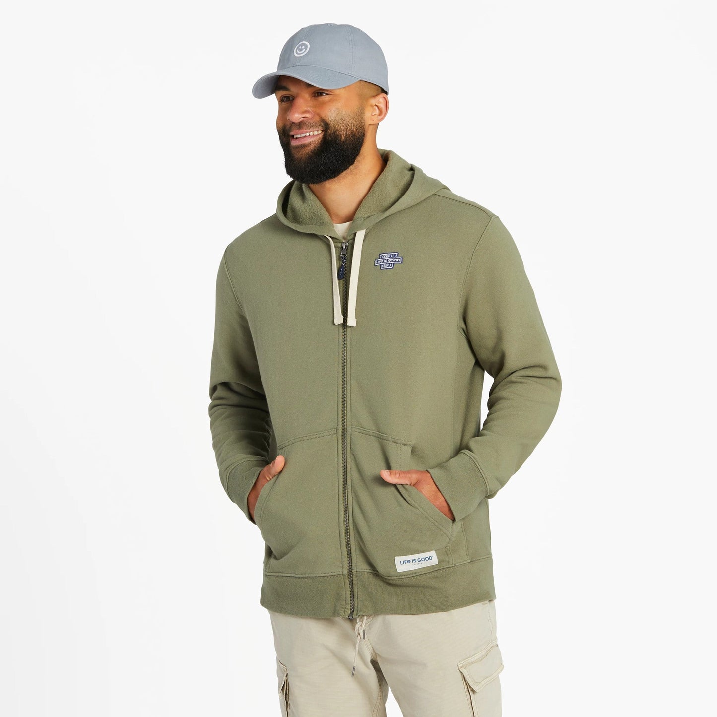 Men's Keep it Simple Sign Simply True Fleece Zip Hoodie