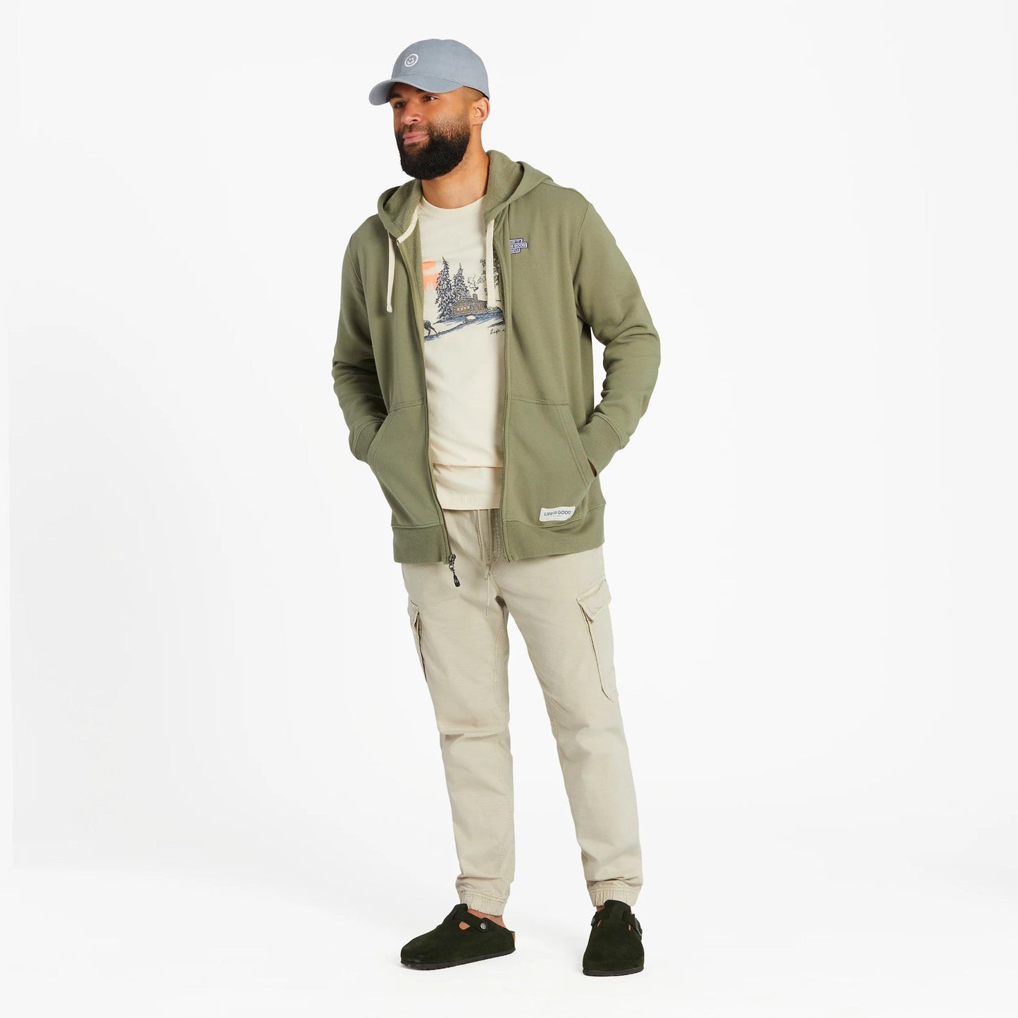 Men's Keep it Simple Sign Simply True Fleece Zip Hoodie