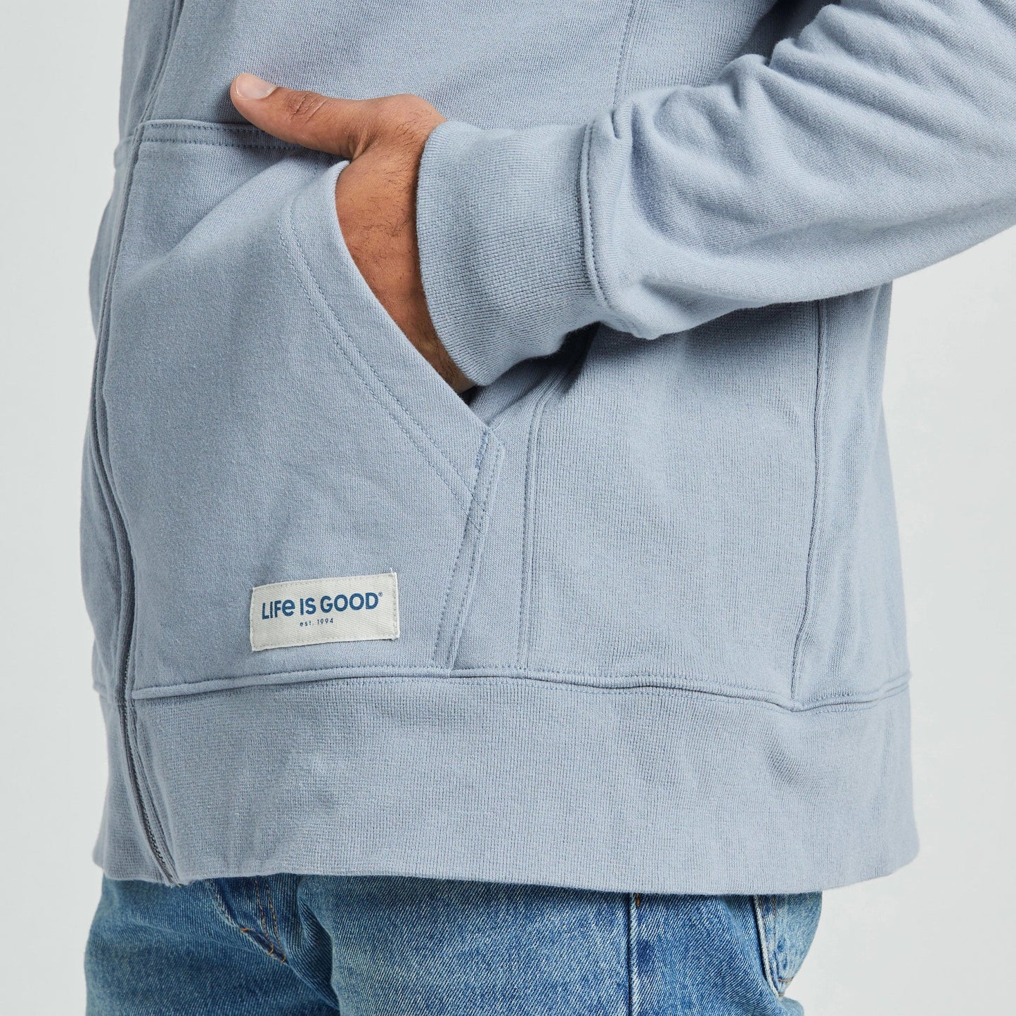 Men's Fish More Truck Simply True Fleece Zip Hoodie