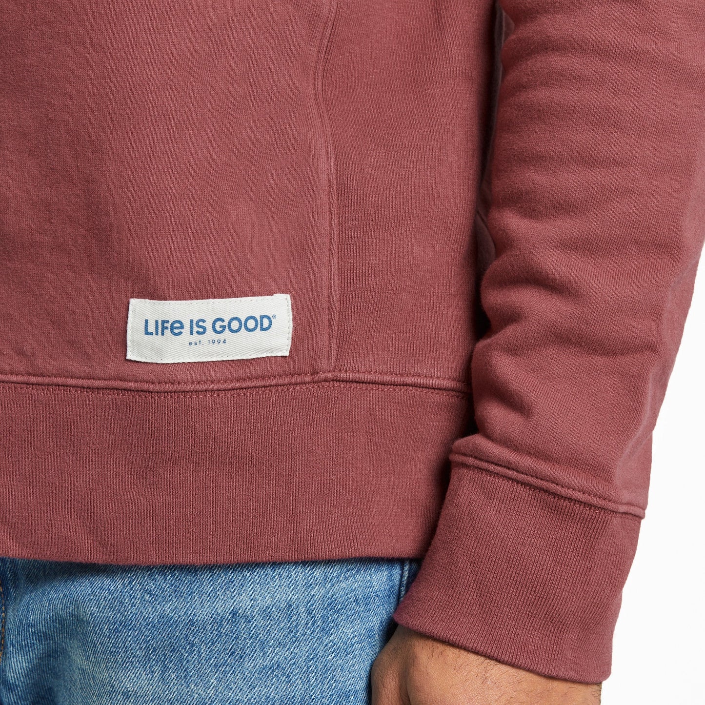 Men's LIG Ballyard Script Simply True Fleece Crew