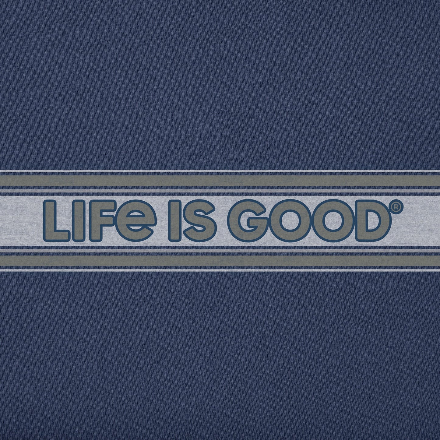 Men's LIG Stripes on Stripes Simply True Fleece Crew