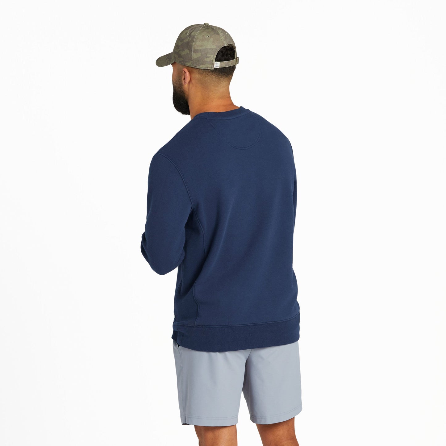 Men's LIG Stripes on Stripes Simply True Fleece Crew