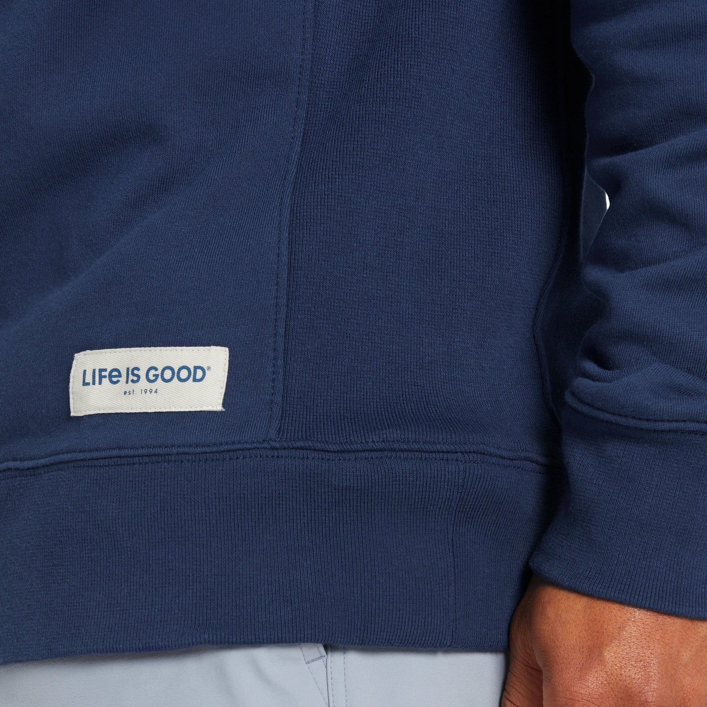 Men's LIG Stripes on Stripes Simply True Fleece Crew