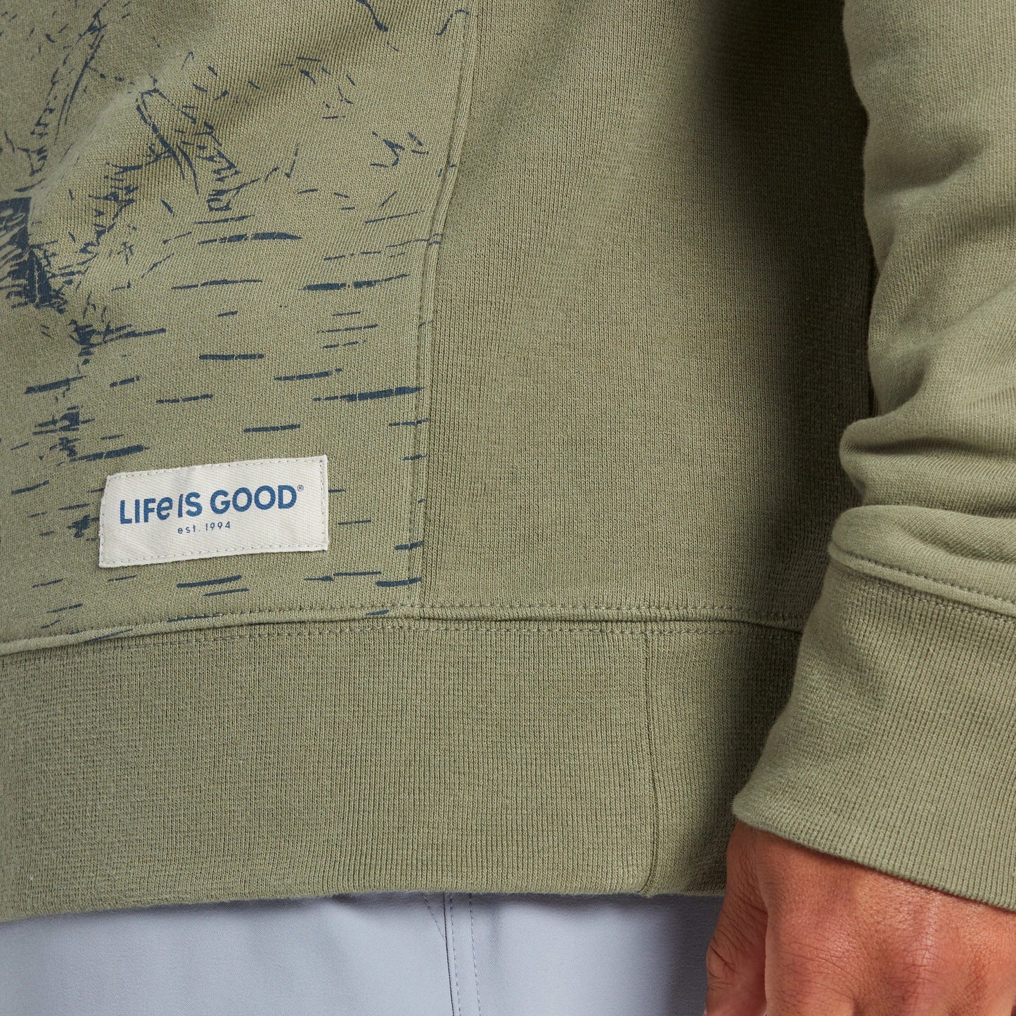 Men's LIG Great Outdoors Landscape Simply True Fleece Crew