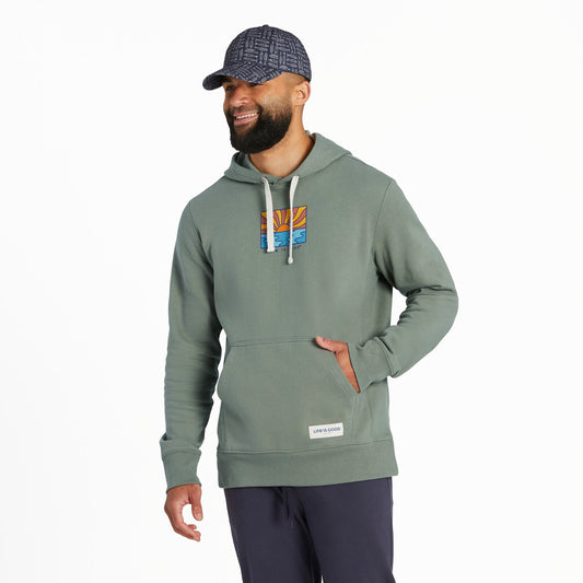 Men's Sun Ocean Icon Simply True Fleece Hoodie