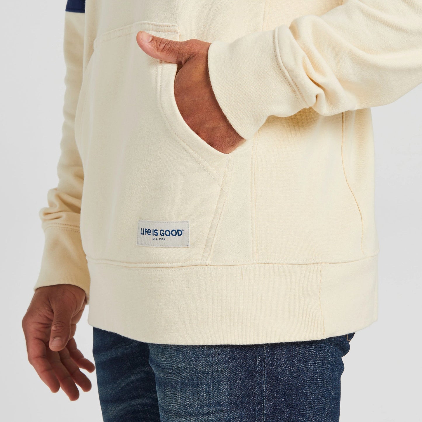 Men's Positive State Retro Simply True Fleece Hoodie