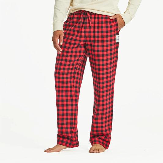 Men's Buffalo Check Pattern Classic Sleep Pant