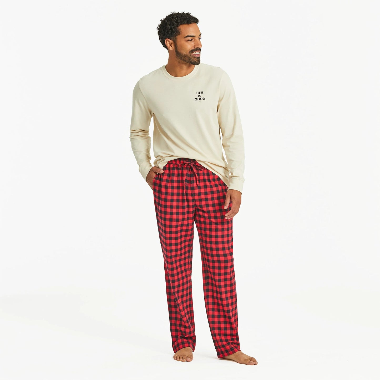 Men's Buffalo Check Pattern Classic Sleep Pant