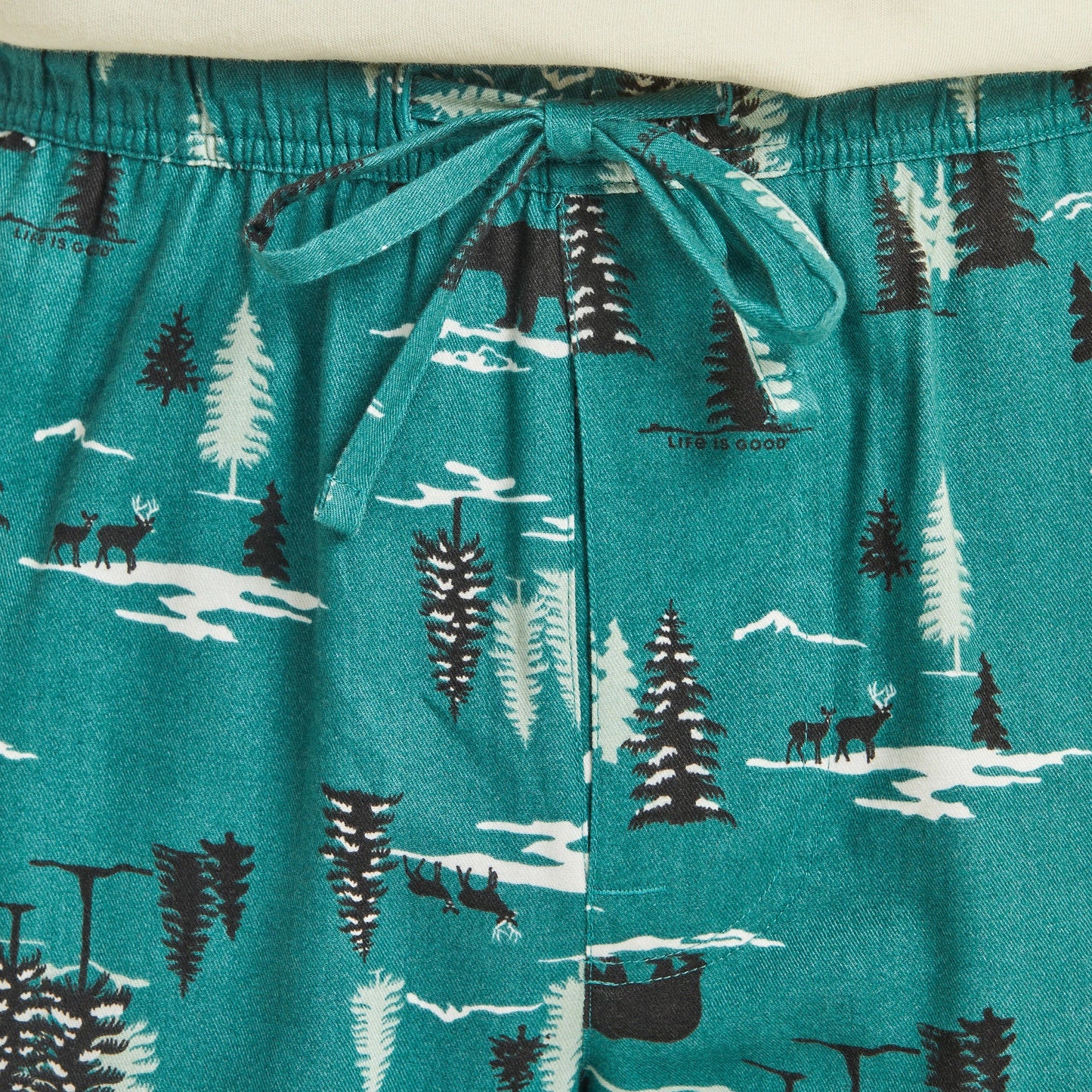 Men's Winter Woodland Pattern Classic Sleep Pant