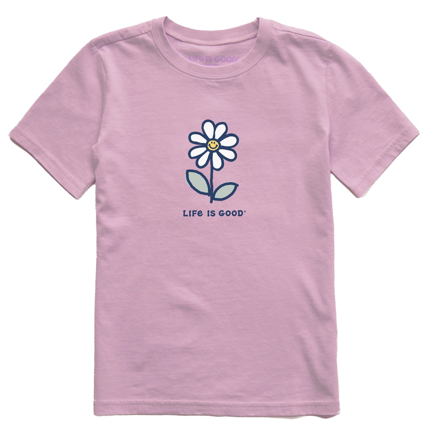 Kids Smile Daisy Short Sleeve Crusher Tee
