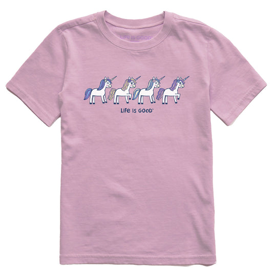 Kids Unicorn Rally Short Sleeve Crusher Tee
