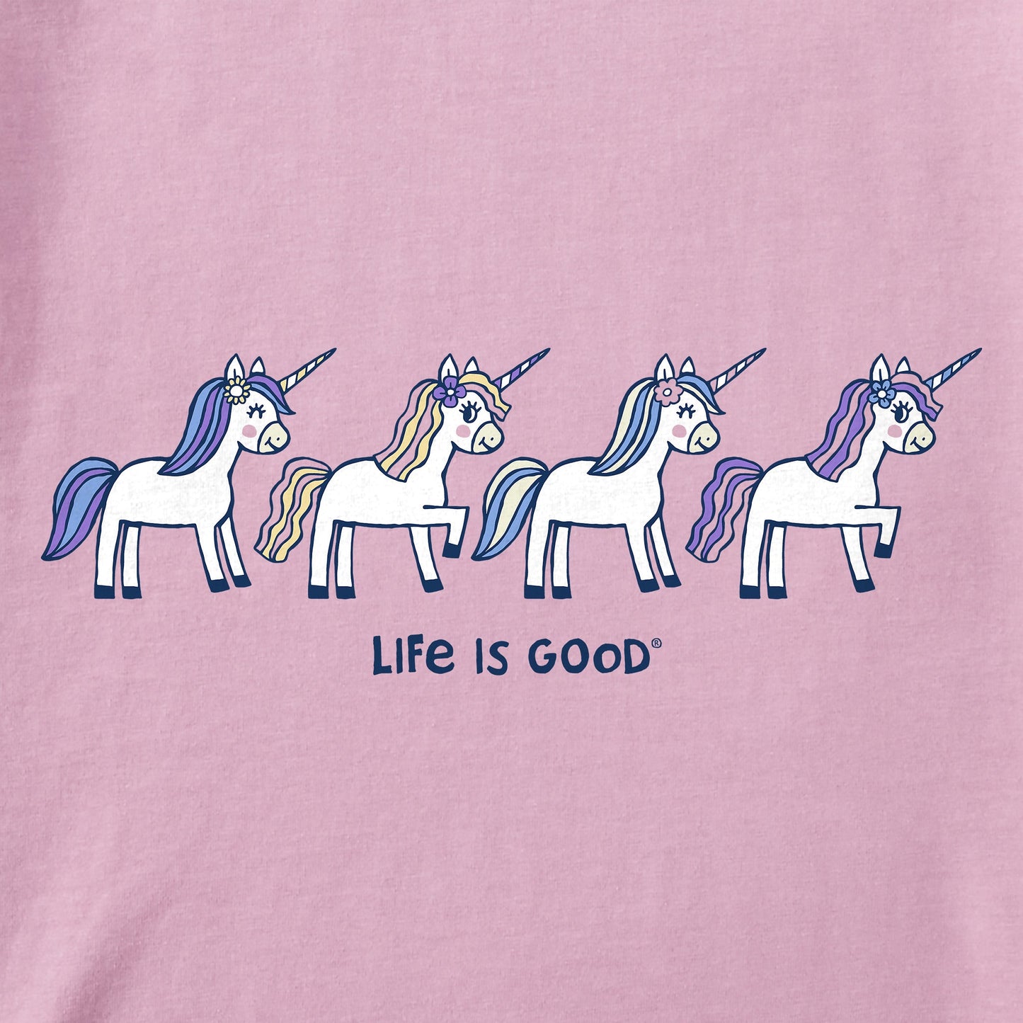 Kids Unicorn Rally Short Sleeve Crusher Tee