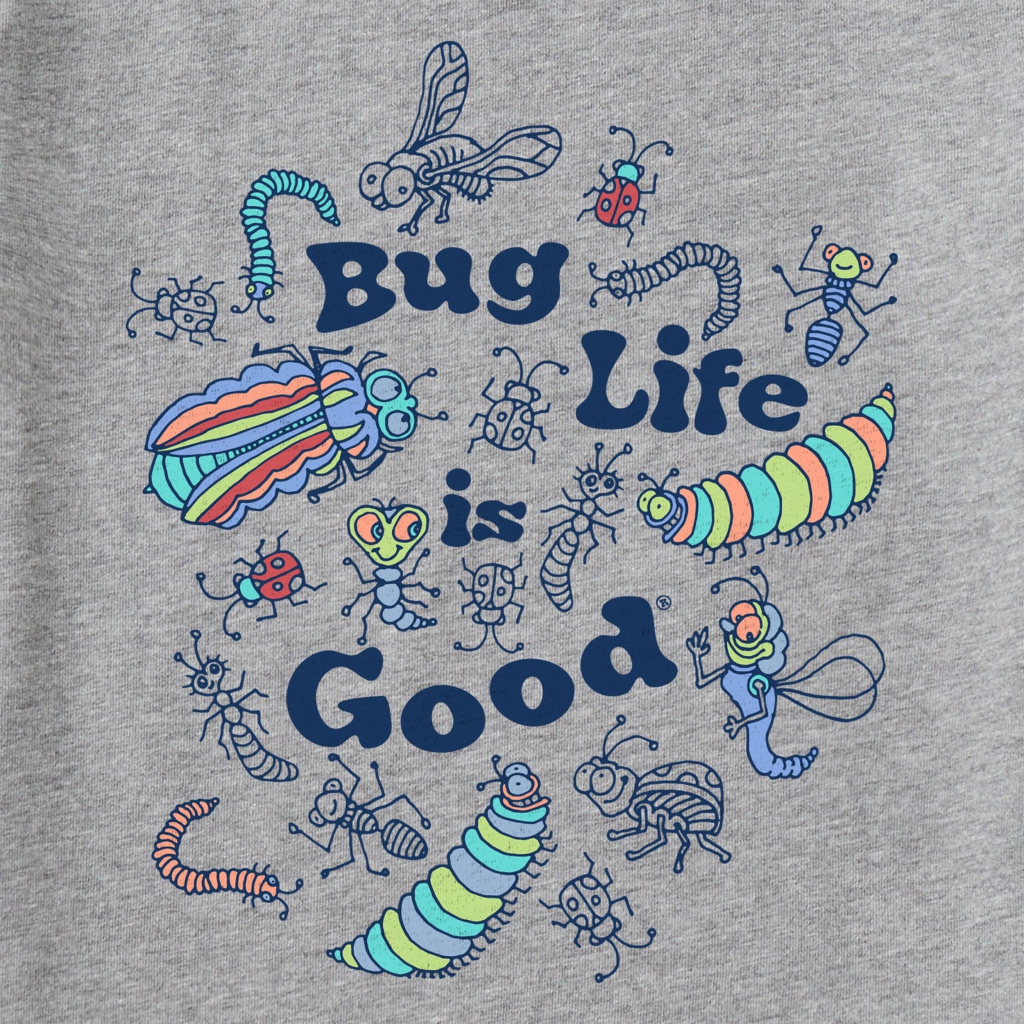 Kids Bug Life is Good Short Sleeve Crusher Tee