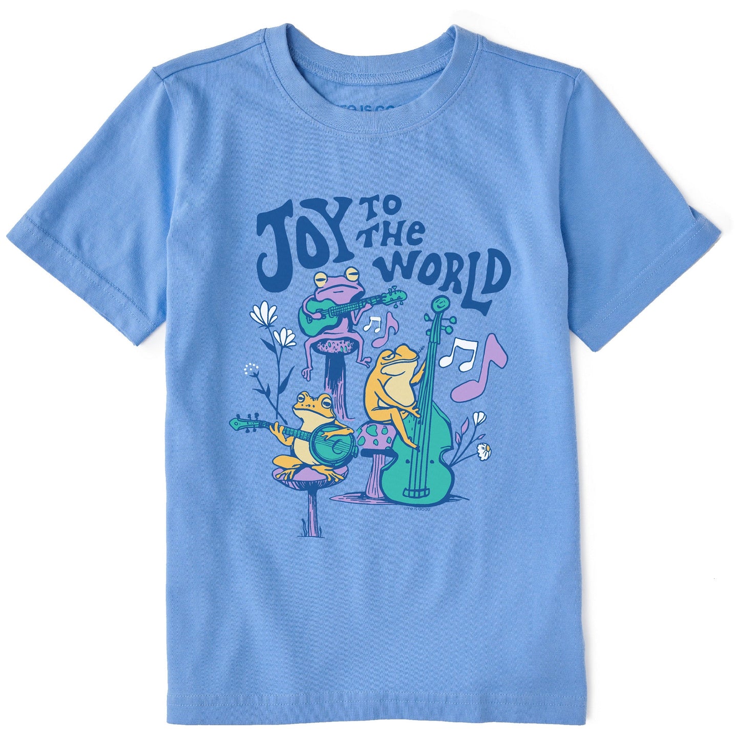 Kids Forest Frogs Short Sleeve Crusher Tee