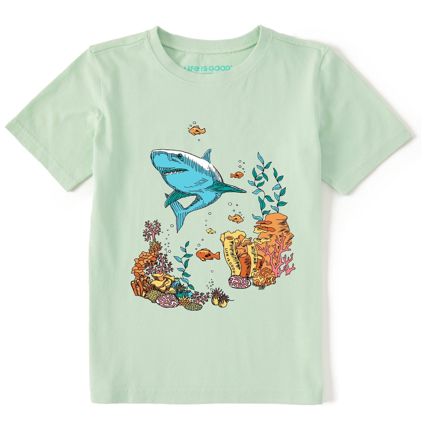 Kids Fineline Sharkscape Short Sleeve Crusher Tee
