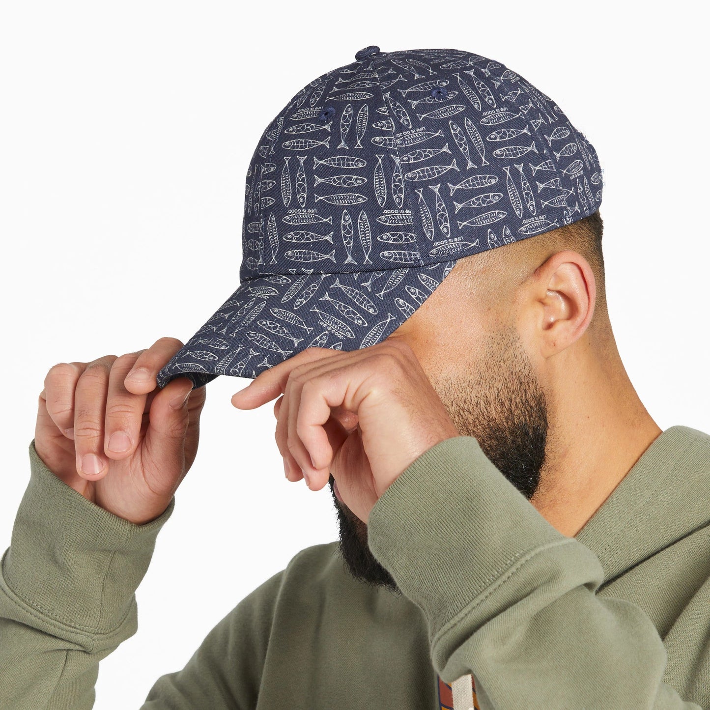 Adult Unisex Fish Pattern Chill Cap