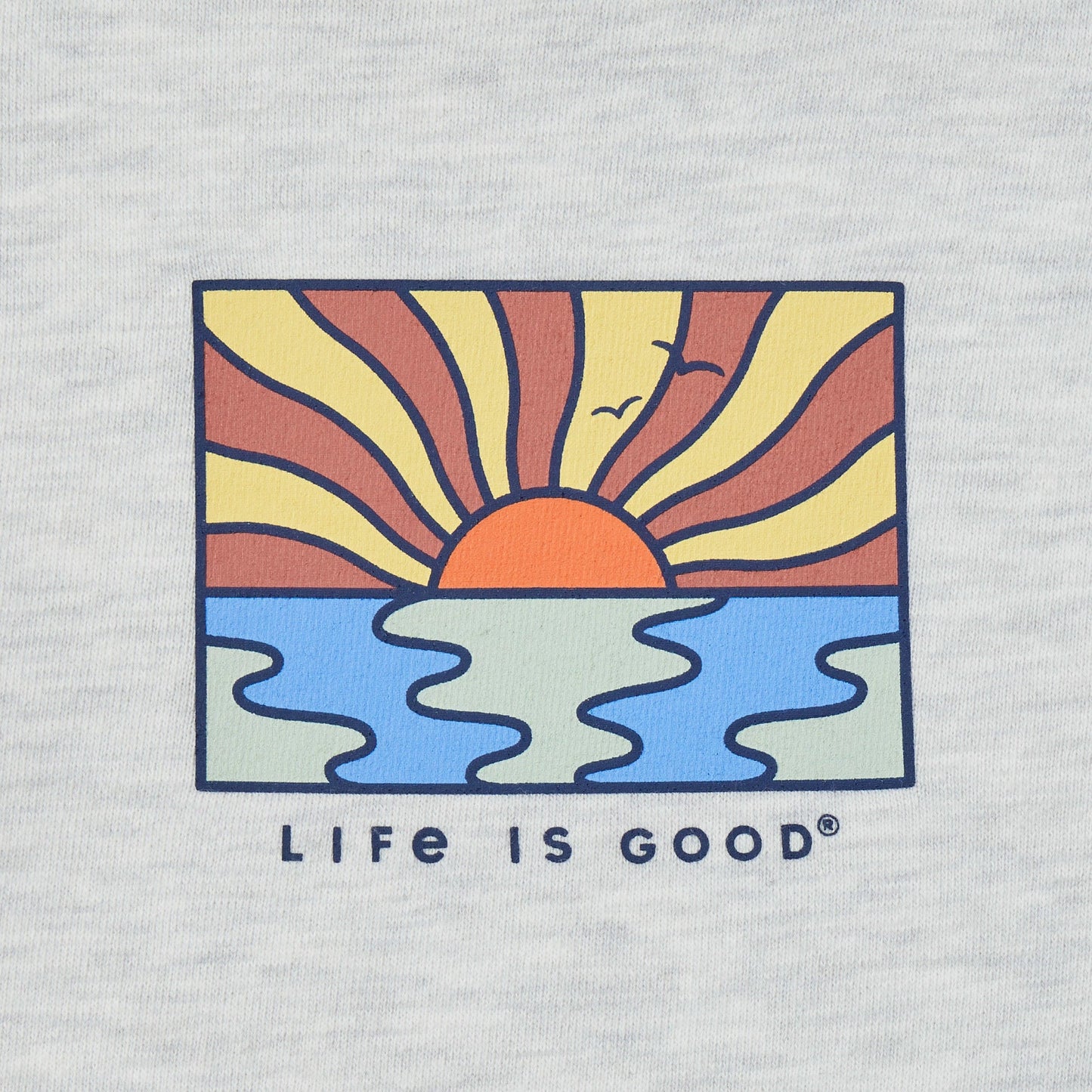 Kids Sun Ocean Icon Simply True Fleece Crew