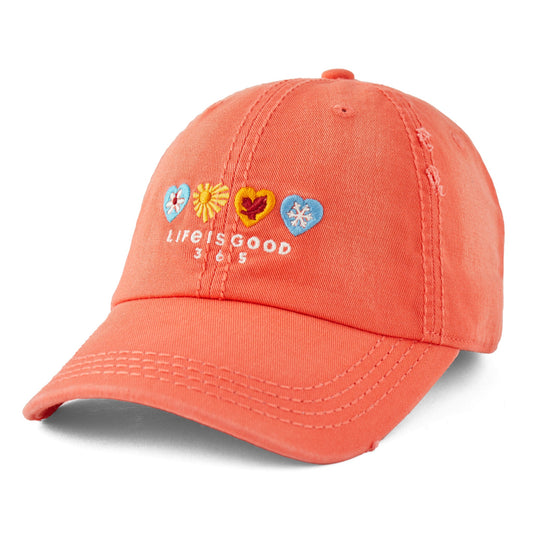 Adult Unisex 365 Hearts Sunwashed Chill Cap