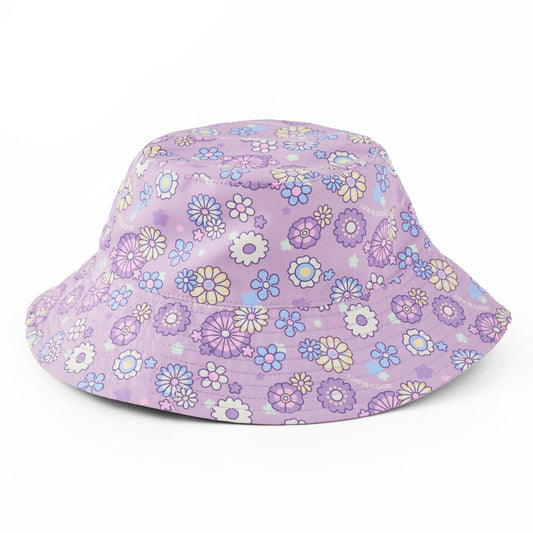 Toddler Wild Flower Pattern Made in the Shade Bucket Hat