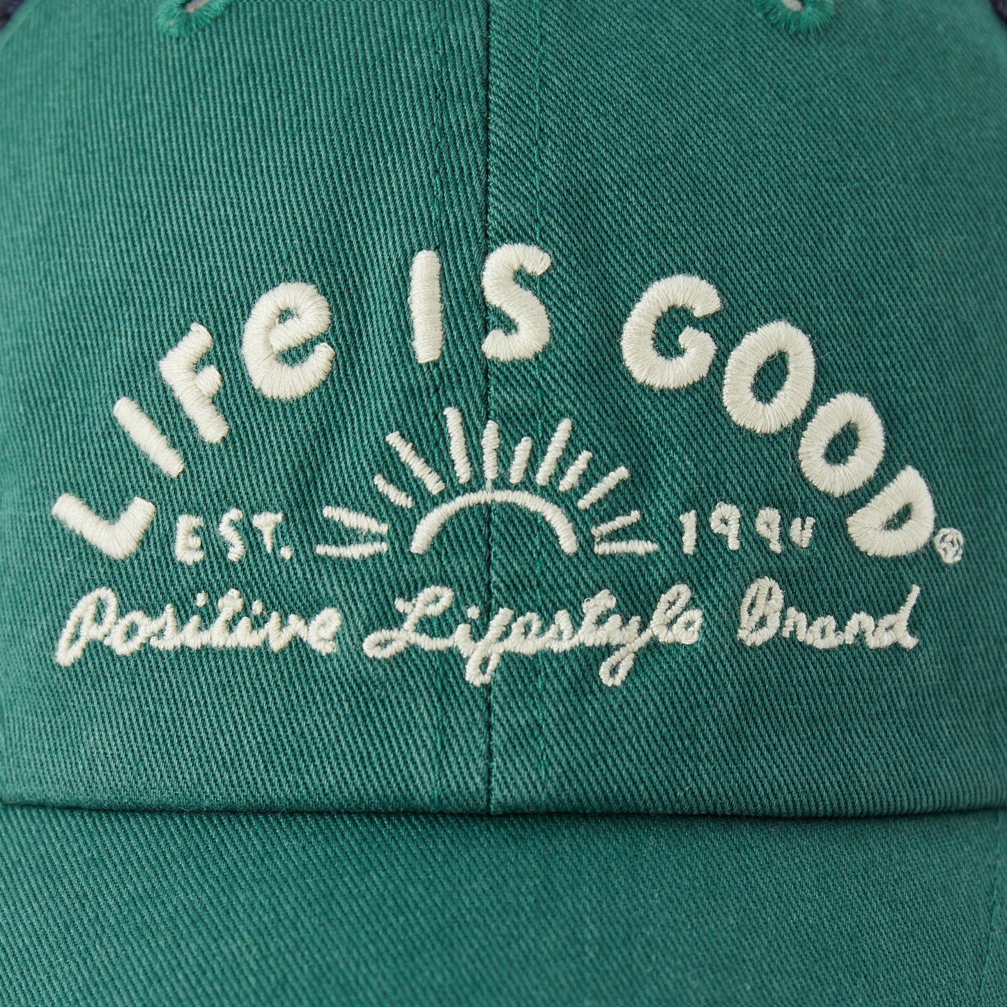 Adult Unisex Life is Good Positive Lifestyle Brand Trucker