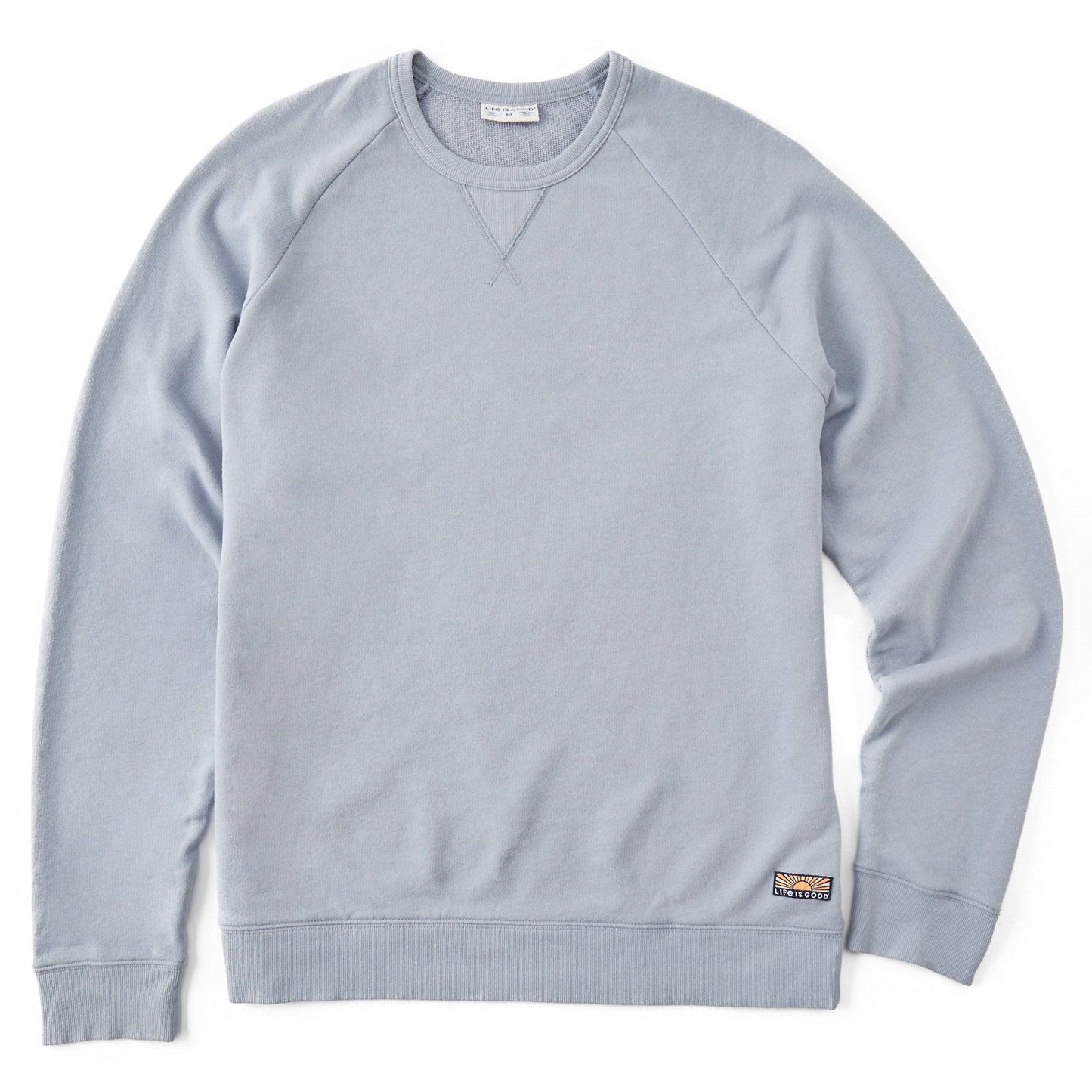 Men's Solid French Terry Crew