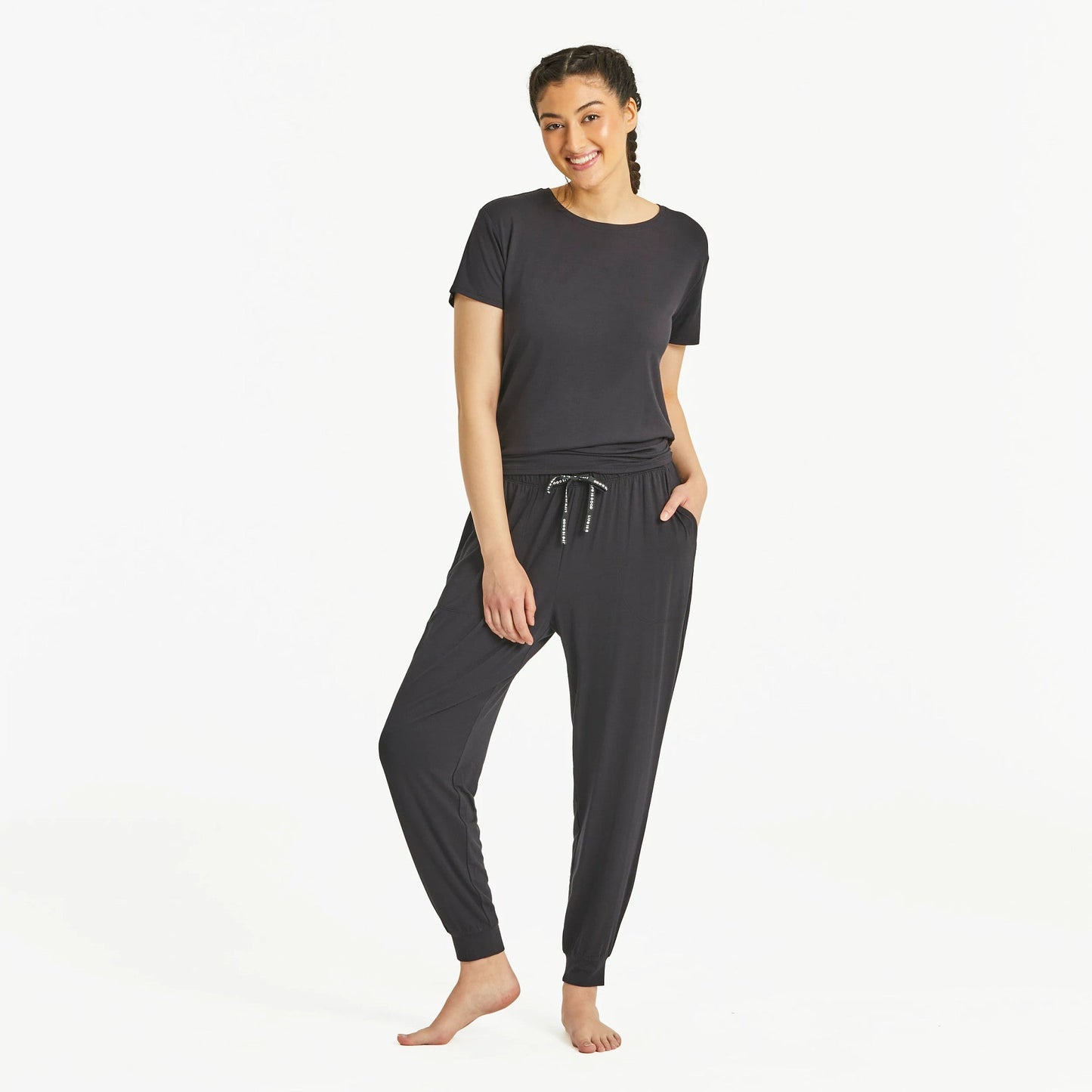 Women's Solid Lightweight Sleep Jogger