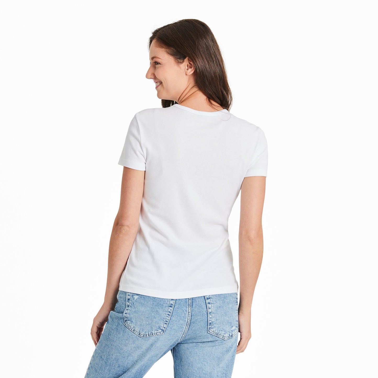 Women's Solid Modal Ribbed Tee