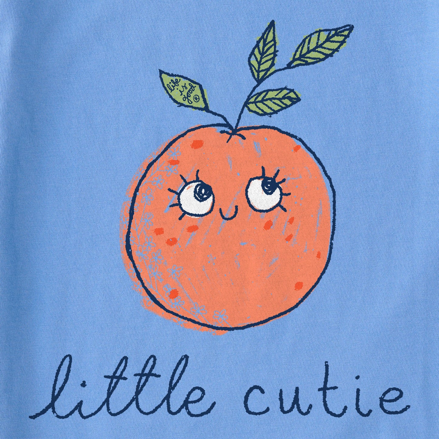 Kids Little Cutie Long Sleeve Crusher Tee