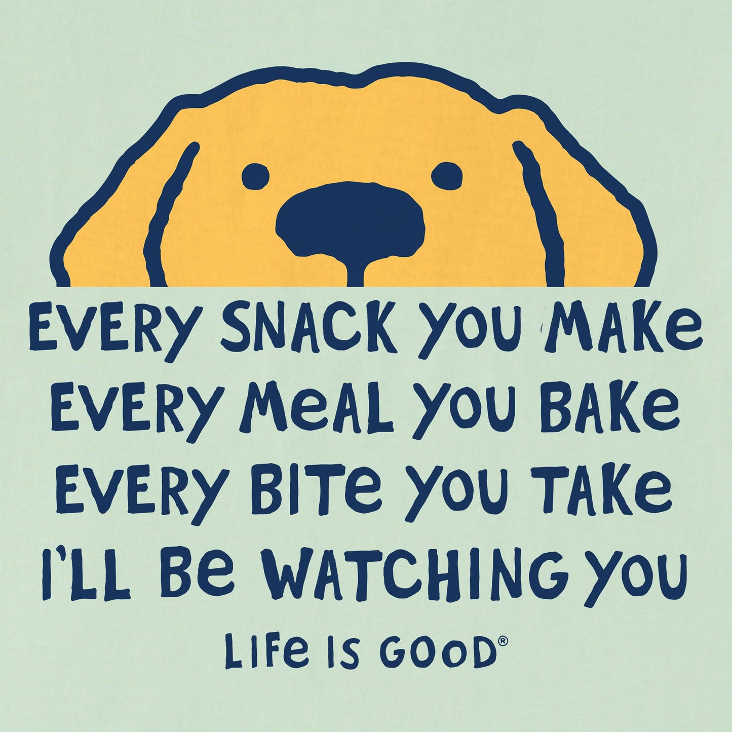 Kids I'll Be Watching You Long Sleeve Crusher Tee