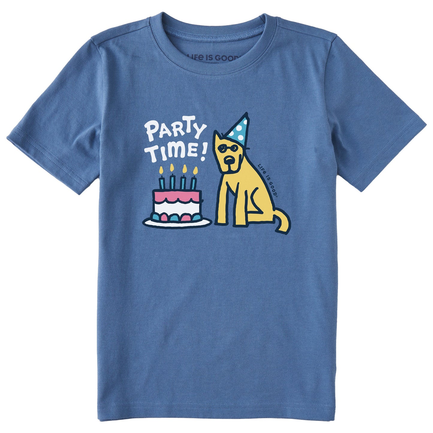 Kids Rocket Party Time Short Sleeve Crusher Tee