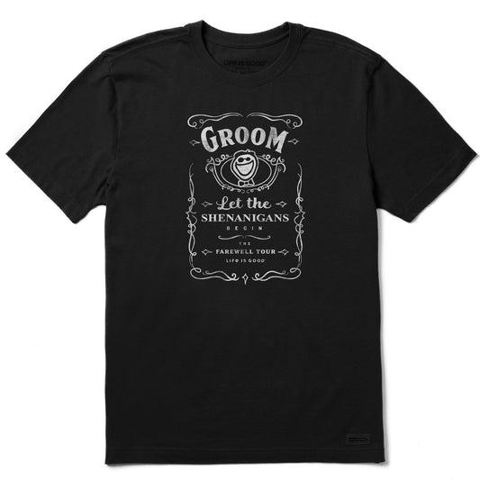 Men's Manifesto Groom Shenanigans Short Sleeve Crusher Tee