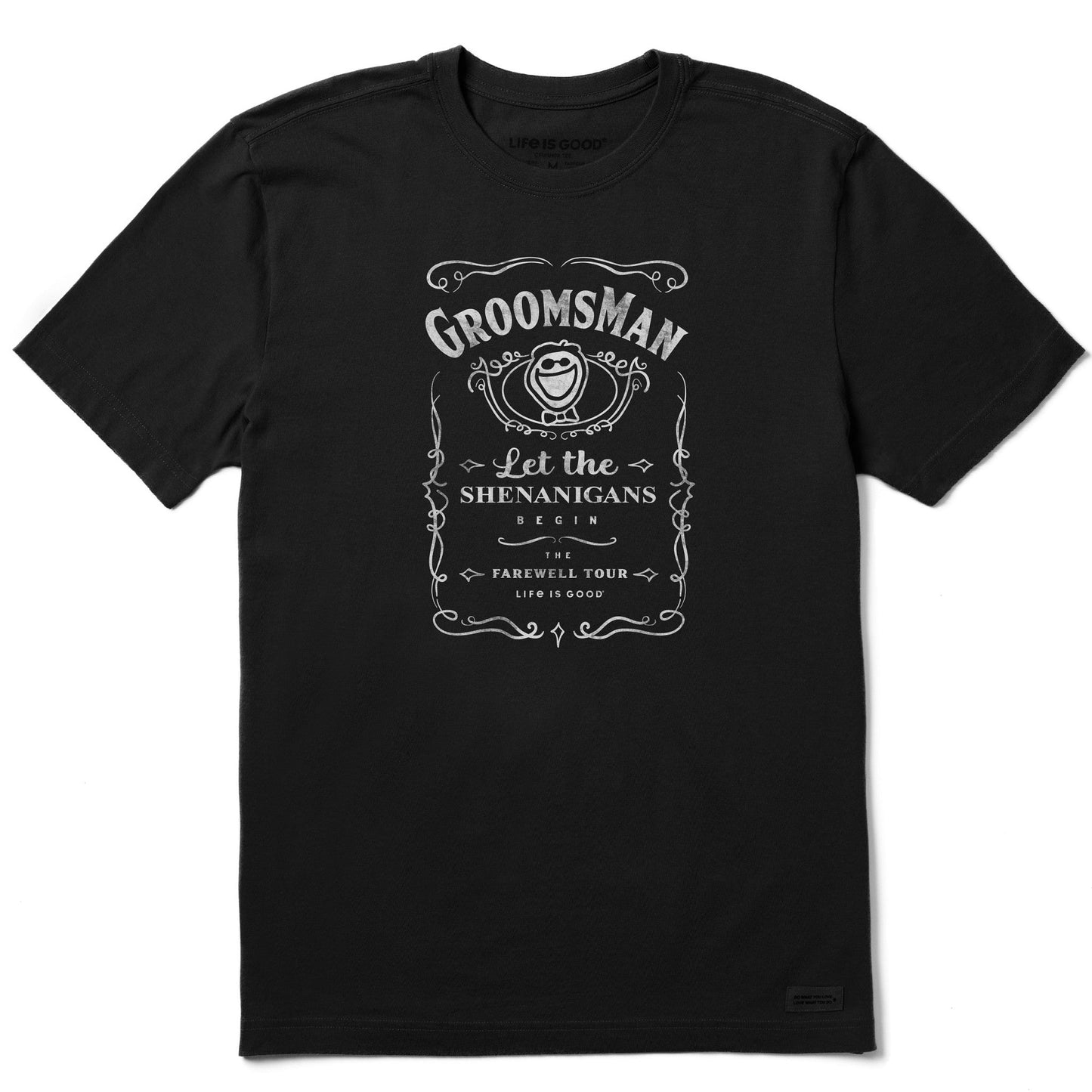 Men's Manifesto Groomsman Shenanigans Short Sleeve Crusher Tee