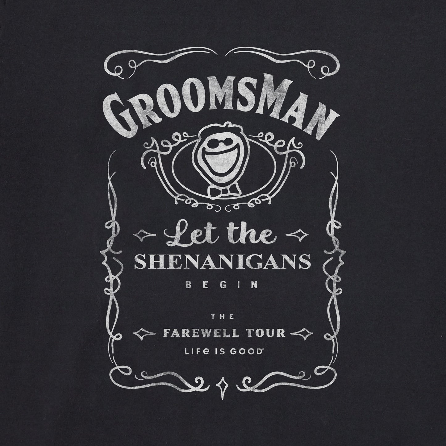 Men's Manifesto Groomsman Shenanigans Short Sleeve Crusher Tee