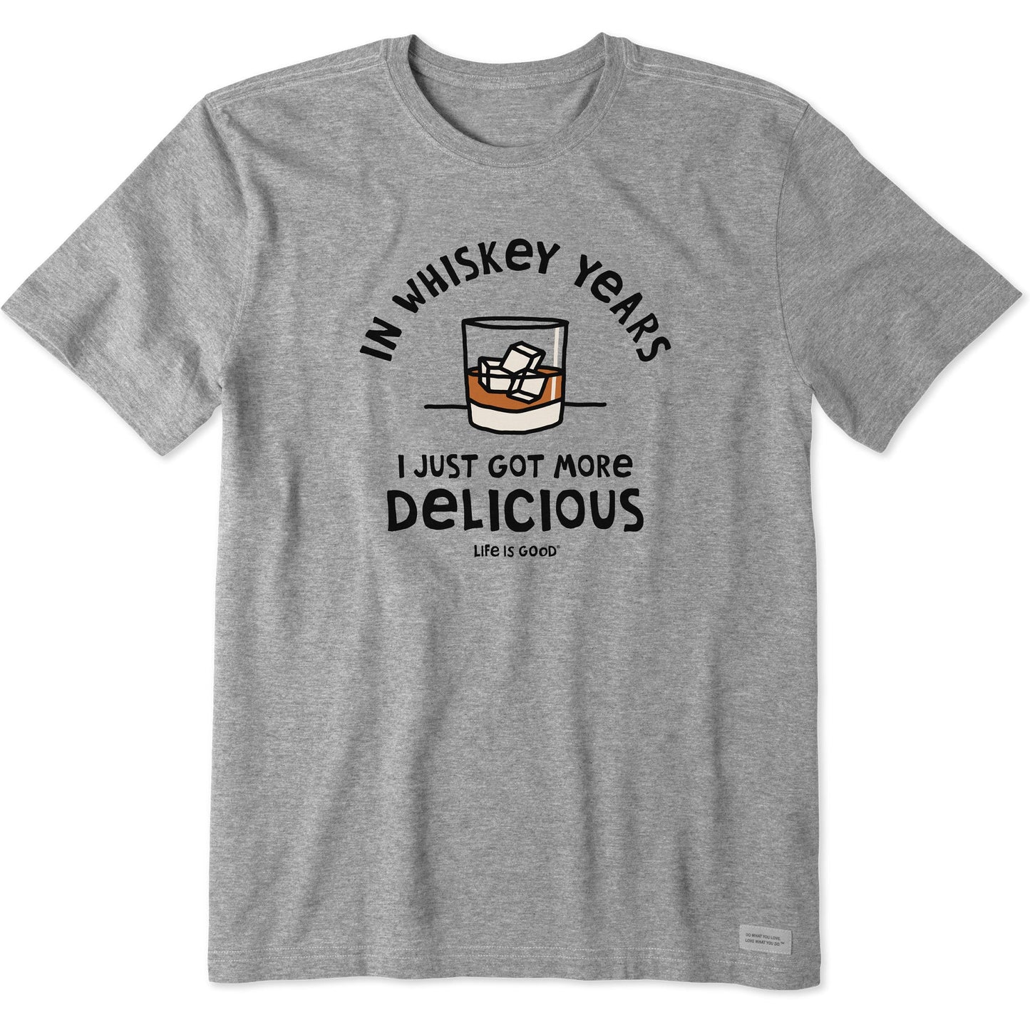 Men's Whiskey Years Short Sleeve Crusher Tee