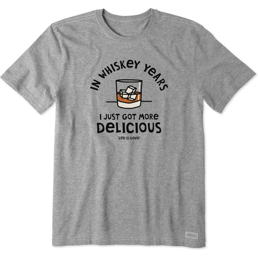 Men's Whiskey Years Short Sleeve Crusher Tee