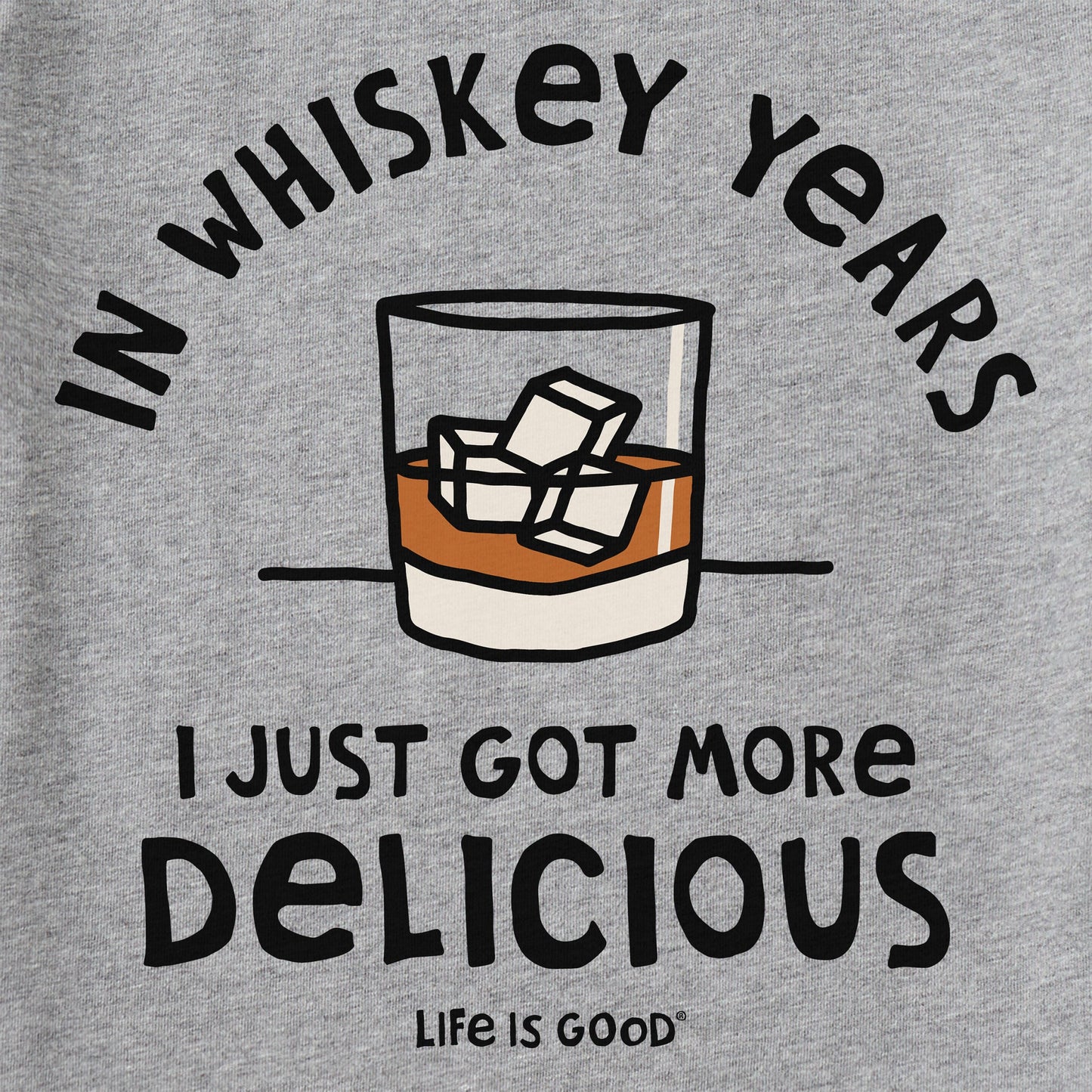 Men's Whiskey Years Short Sleeve Crusher Tee
