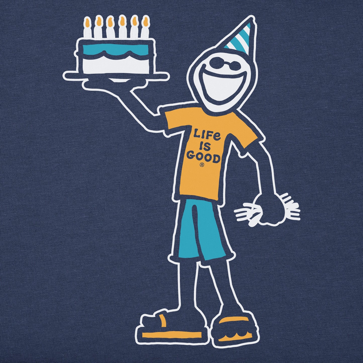 Men's Jake Birthday Short Sleeve Crusher Tee