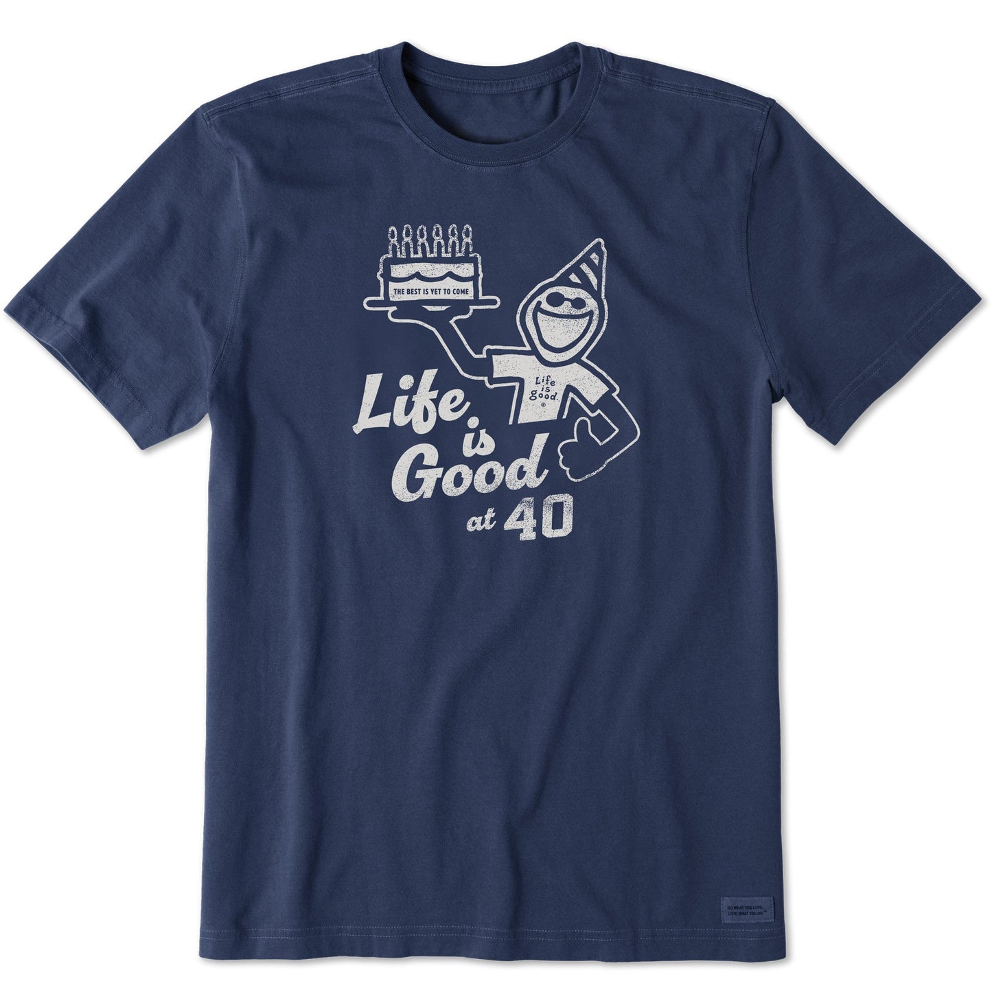 Men's Matchbook Jake 40th Birthday Short Sleeve Crusher Tee