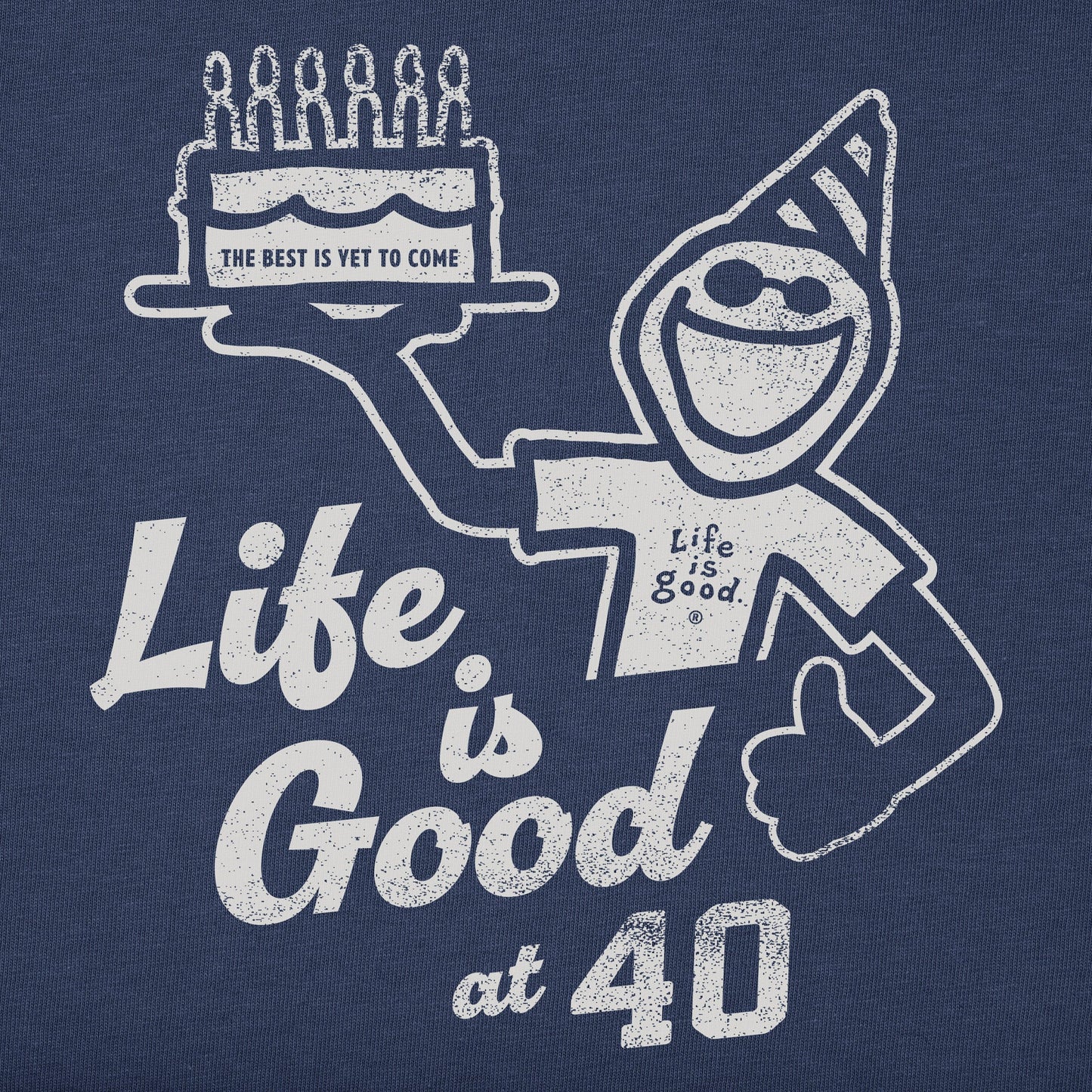 Men's Matchbook Jake 40th Birthday Short Sleeve Crusher Tee