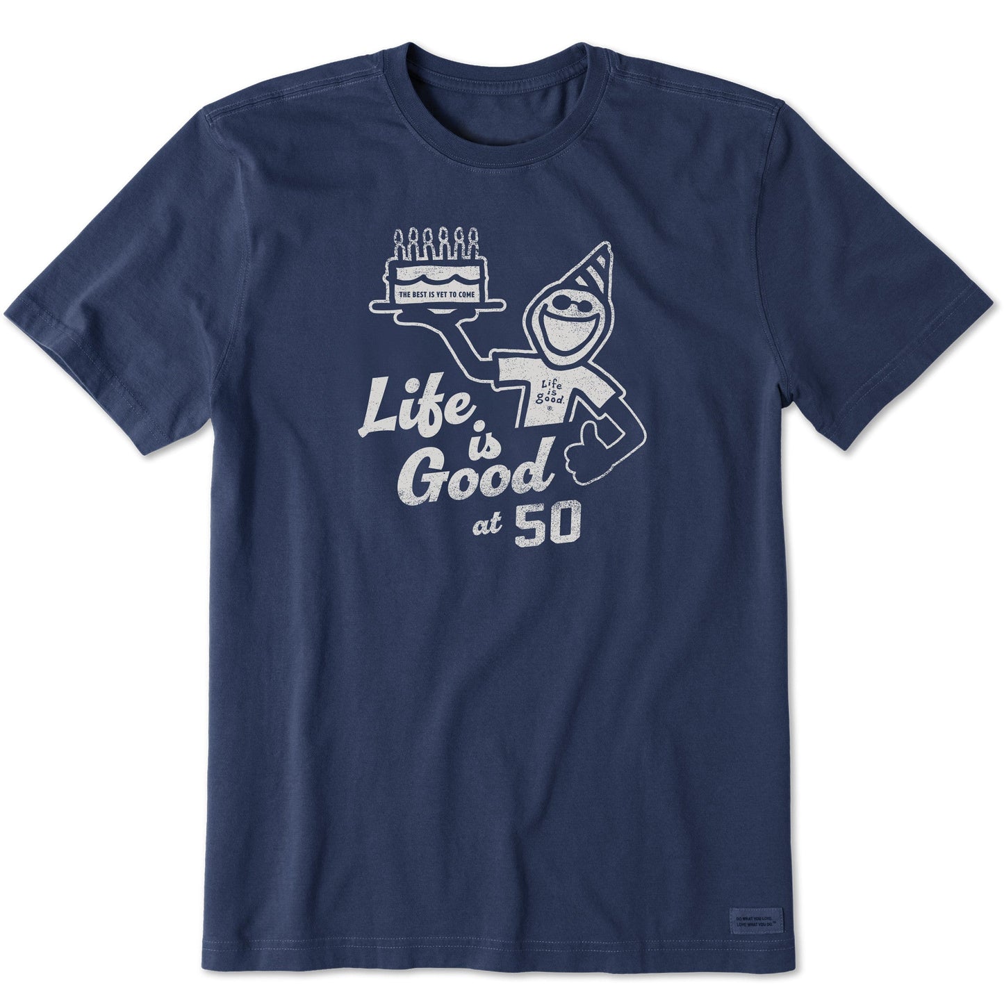 Men's Matchbook Jake 50th Birthday Short Sleeve Crusher Tee